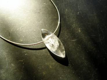 Kette, Silberkette, Reifen, Omega Kette, Sterlingsilber, Gr. 40 cm