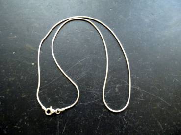 Kette, Silberkette, Schlangenkette , Sterlingsilber, Unisex, 40 cm
