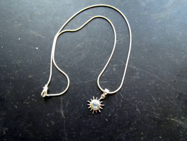 Kette, Silberkette, Schlangenkette , Sterlingsilber, Unisex, 42 cm