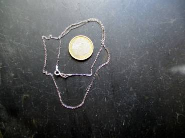 Kette, Silberkette, Ankerkette, zierlich, Sterlingsilber, 45 cm