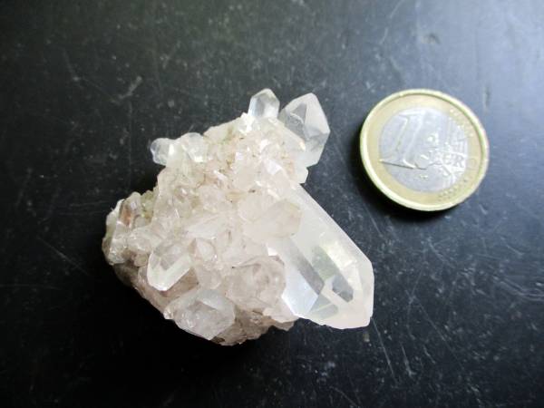 Edelstein, Bergkristall, Bergkristallstufe klein, Himalaya, Deko