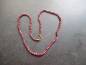 Preview: Kette, Rubin, rot,, geknotet, Schmuck, Gold