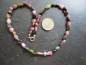 Preview: Kette, Turmalin, bunt, Nuggets, Sterlingsilber, Schmuck, Frauen