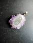 Preview: Anhänger, Amethyst, Rose, Stalaktit, lila, Sterlingsilber Schmuck, Frauen