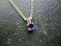 Preview: Anhänger, Sterlingsilber, Amethyst, facettiert, lila, zierlich, Schmuck