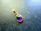 Preview: Anhänger, Amethyst, lila, oval, Sterlingsilber,  vergoldet, Schmuck