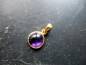 Preview: Anhänger, Sterlingsilber, vergoldet, Amethyst, lila, Schmuck, Frauen