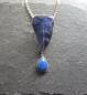 Preview: Lapislazuli Anhänger, Silber, Anhänger, Lapislazuli, Lapis, blau, 2 Steine