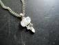 Preview: Anhänger, Sterlingsilber, Mondstein, 3 Steine, schimmernd, Schmuck, Braut