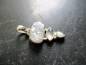 Preview: Anhänger, Sterlingsilber, Mondstein, 3 Steine, schimmernd, Schmuck, Braut