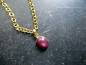 Preview: Anhänger, Gold, 585, Rubin, Sternrubin, rot, oval, Schmuck, Frauen
