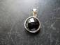 Preview: Anhänger, Sterlingsilber,Turmalin, facettiert, schwarz, Schmuck, Frauen