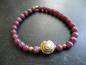 Preview: Armband, Symbol Armband, Amethyst, lila, Schnecke, Kupfer, vergoldet, Schmuck, Frauen
