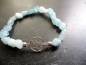 Preview: Armband, Symbolarmband, Aquamarin,  blau, Traumfänger, Sterlingsilber, Schmuck, Unisex