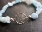 Preview: Armband, Symbolarmband, Aquamarin,  blau, Traumfänger, Sterlingsilber, Schmuck, Unisex