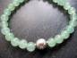 Preview: Armband, Aventurin, grün, Silberkugel, Schmuck, Frauen
