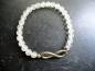 Preview: Armband, Bergkristall, matt, Symbolarmband, Infinity, Metall, Schmuck, Unisex