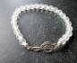 Preview: Armband, Bergkristall, matt, Notenschlüssel,  Schmuck, Frauen