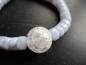 Preview: Armband, Chalcedon, hellblau, Kugel, Bergkristall, Schmuck, Frauen