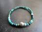Preview: Armband, Chrysokoll, blau, grün, Sterlingsilber, facettiert, Schmuck, Frauen