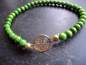Preview: Armband,Symbolarmband, Mashan Jade, Sterlingsilber, vergoldet,Baum des Lebens