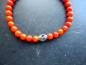 Preview: Armband, Koralle, Silberkugel, Schmuck, Frauen, rot