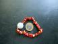 Preview: Armband, Koralle, Splitter, Bergkristallkugel, Schmuck, Frauen