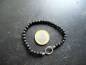 Preview: Armband, Symbolarmband, Lava, schwarz, Kreis, Silber, Symbolschmuck