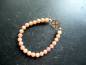Preview: Armband, Symbolarmband, Mondstein, Kleeblatt, Silber, vergoldet, Schmuck