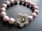 Preview: Armband, Perlen, Muschelkernperlen, Blume, Collier, Schmuck, altrosa