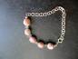 Preview: Armband, Silberdraht, Rhodonit, Herkimer Diamant, Schmuck, Frauen