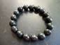 Preview: Armband, Schungit, schwarz, Schmuck, Männer, Biker