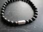 Preview: Armband, Schungit, schwarz, Sterlingsilber, Schmuck, Frauen