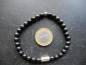 Preview: Armband, Schungit, schwarz, Sterlingsilber, Schmuck, Frauen