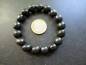 Preview: Armband, Schungit, schwarz, Schmuck, Männer, Biker