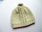 Preview: Mütze, Baby Mütze, weiß, weich, Wolle, gestrickt