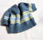 Preview: BabyPulli, Baby, Pullover, Pullunder, blau, Baby, Baumwolle