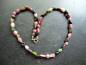 Preview: Kette, Turmalin, bunt, Nuggets, Sterlingsilber, Schmuck, Frauen