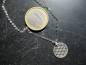 Preview: Kette, Blume des Lebens, Sterlingsilber, heilige Geometrie, Schmuck, Unisex