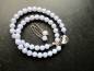 Preview: Kette, Edelsteinkette, Chalcedon, hellblau, Perlen, Sterlingsilber, Schmuck, Frauen