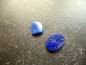 Preview: Cabochon, Lapislazuli, oval, eckig, 2 Stück, Lapis, Schmucksteine