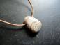 Preview: Kette, Lederband, Sterlingsilber, Tropfen, Achat, bunt bunt, Unisex