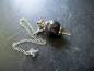 Preview: Pendel, Amethyst, Kugel mit Spitze, Metall, silberfarben, Wicca, Schamane