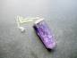 Preview: Pendel, Sterlingsilber, Amethyst, Trofpen, lila, facettiert, maxi, Schamane, Radiästhesie