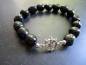 Preview: Armband, Turmalin, schwarz, Steuerrad, Schmuck, Männer
