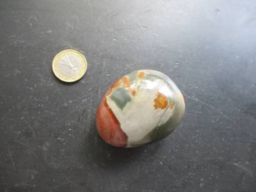 Preview: Seifenstein, Handschmeichler, maxi, Edelstein, Polychrom Jaspis, Jaspis, bunt, Madagaskar