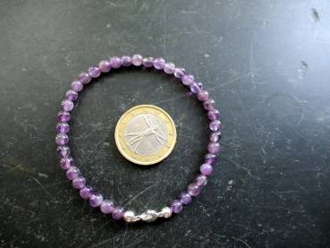 Preview: Armband, Amethyst, lila, Muschel, Sterlingsilber, Schmuck, Frauen, Mädchen