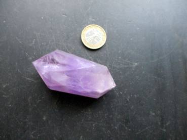Preview: Amethyst, Edelstein, lila, Doppelender, Deko, Hausaltar, Reiki, Massage
