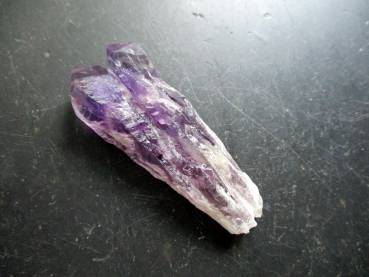 Preview: Edelstein, Amethyst, Spitze, natürlich, lila, Meditation, Hausaltar,  Massagestab