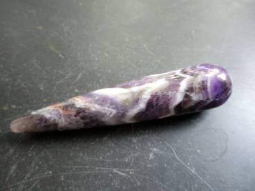 Preview: Massage Griffel, Amethyst Stab, Edelstein, Reiki, Meditation